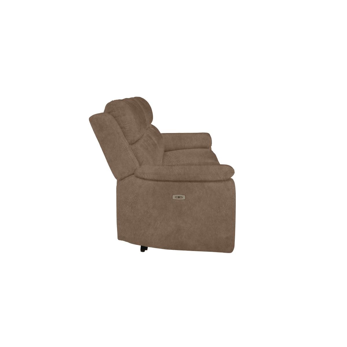 Utah 3 Seater Fabric Sofa - Grey – image 3