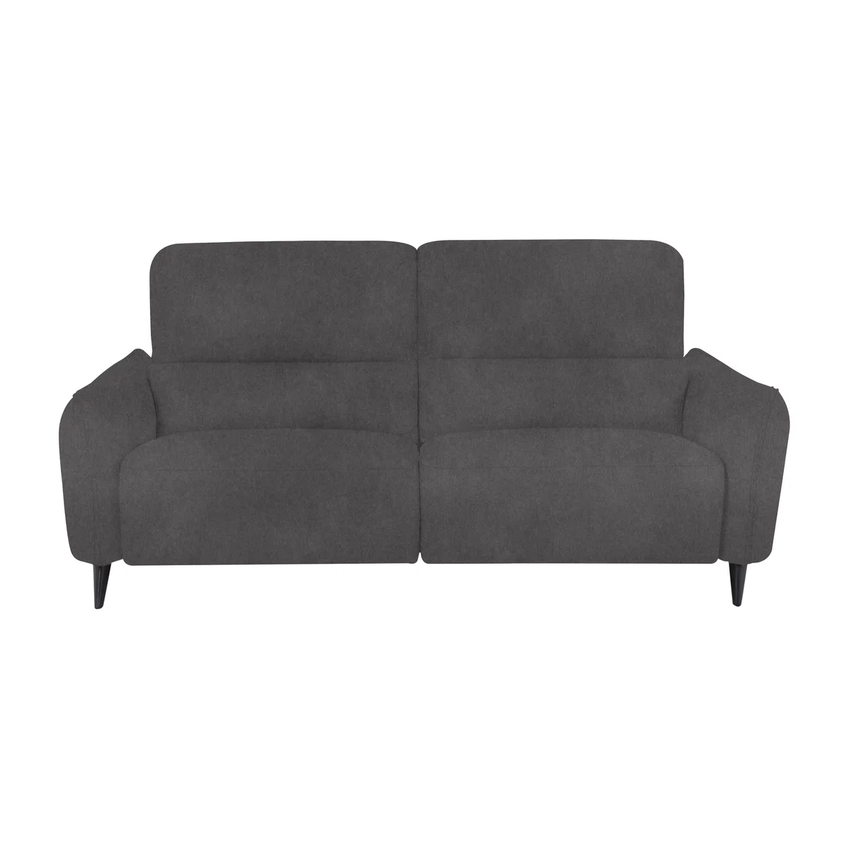 Domicil - Maddox 3 Seater Fabric Power Recliner Sofa - Pewter