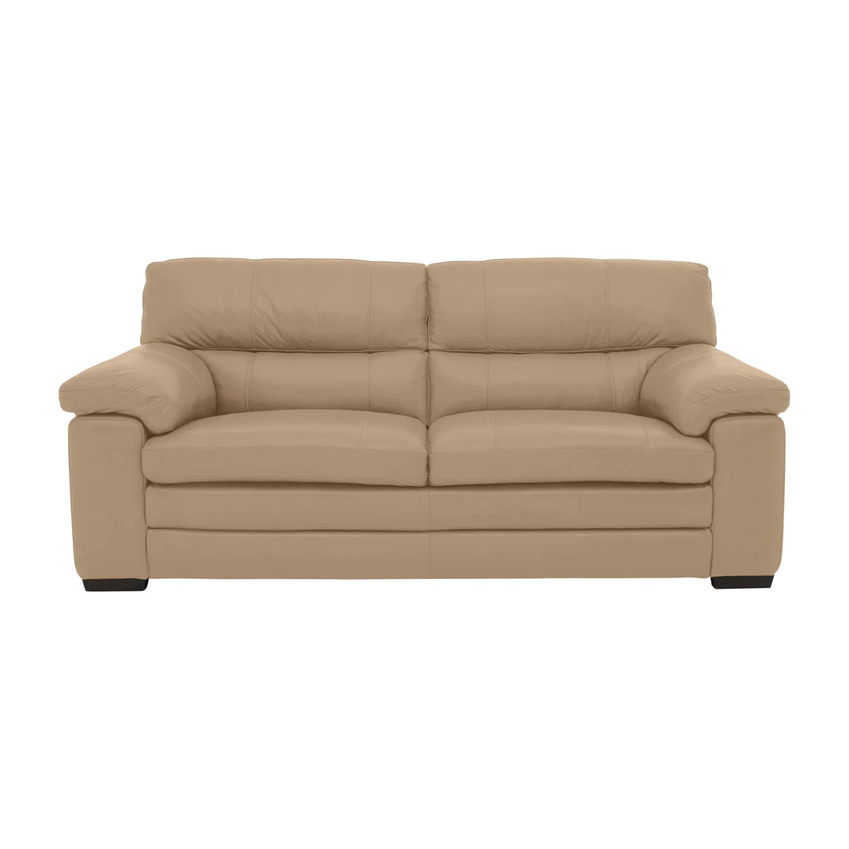 Cozee Leather 2.5 Seater Sofa - Nude – image 1