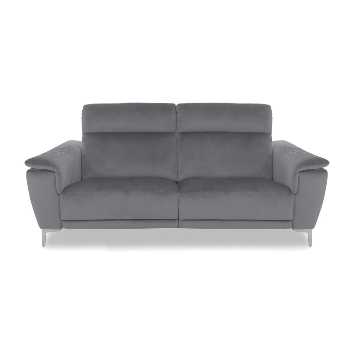 Nicoletti Italia - Amalfi 3 Seater Fabric Sofa - Selma Topo