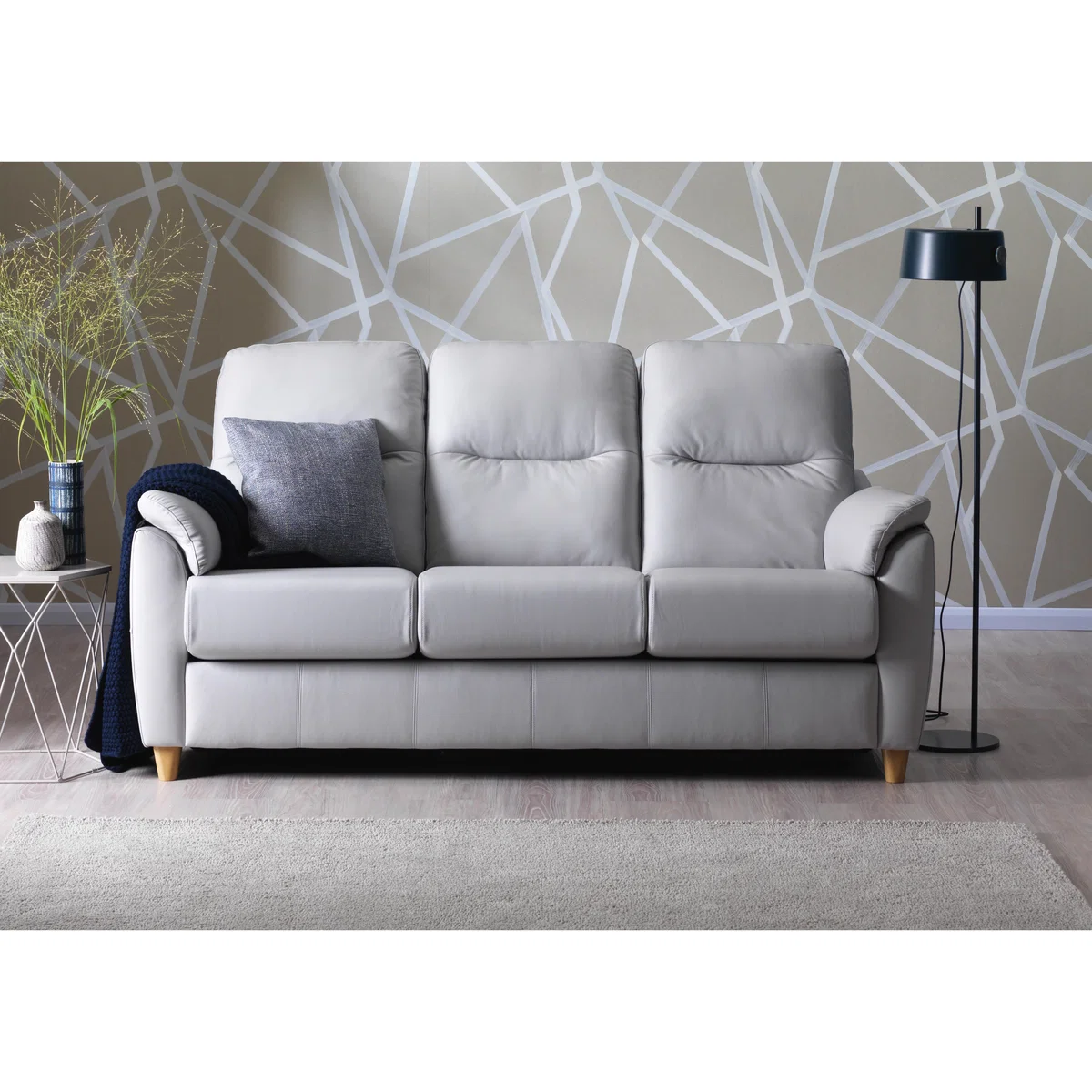 G Plan - Spencer 3 Seater Leather Sofa – image 1