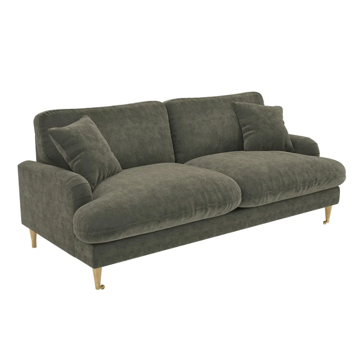 Green Fabric 3 Seater Sofa - Payton Premium – image 4