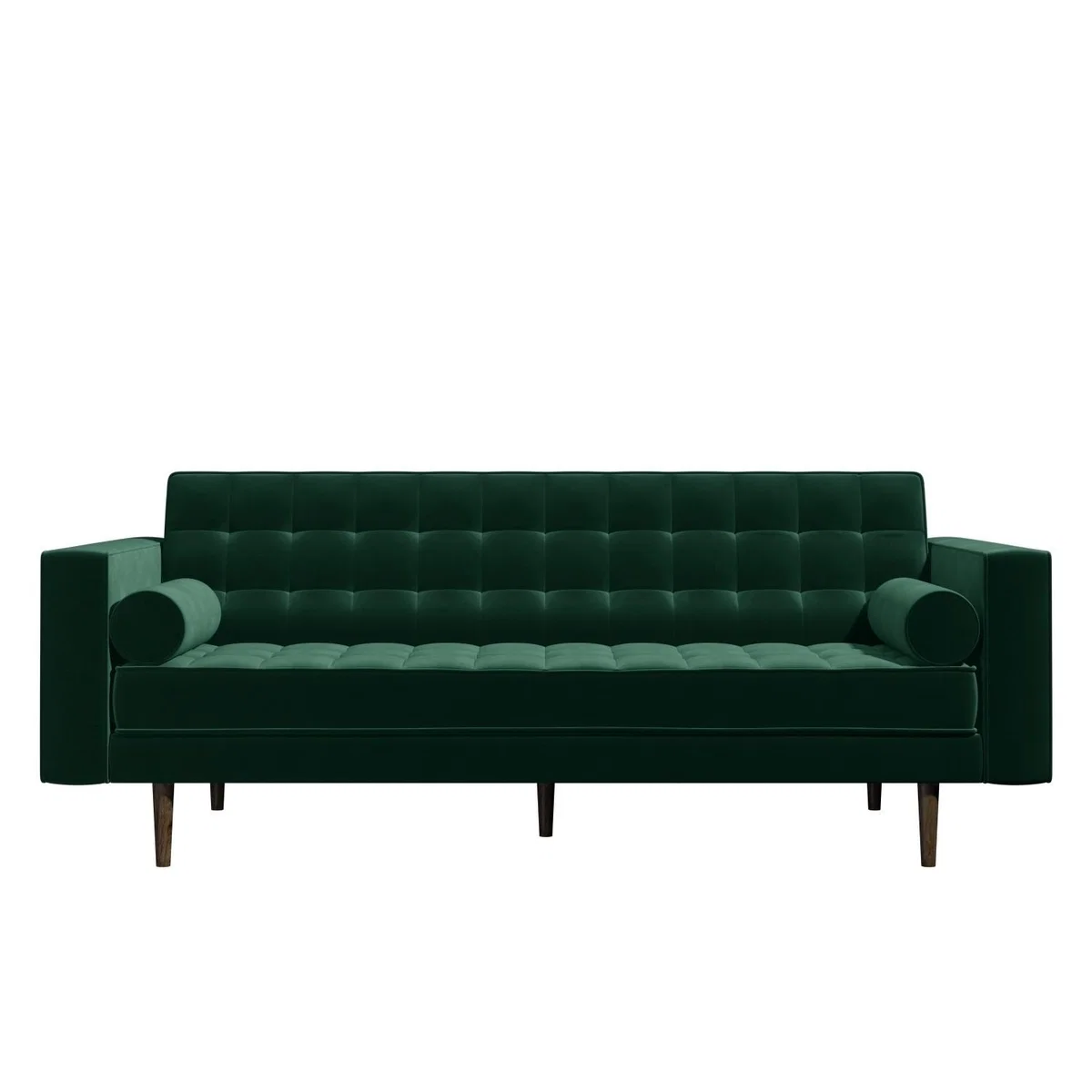 Green Velvet 3 Seater Sofa - Elba – image 2