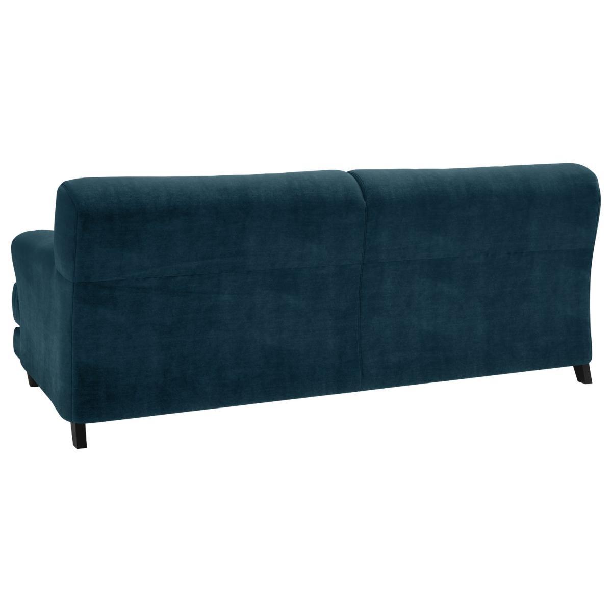 Habitat Askem 3 Seater Velvet Sofa - Ink Blue – image 3