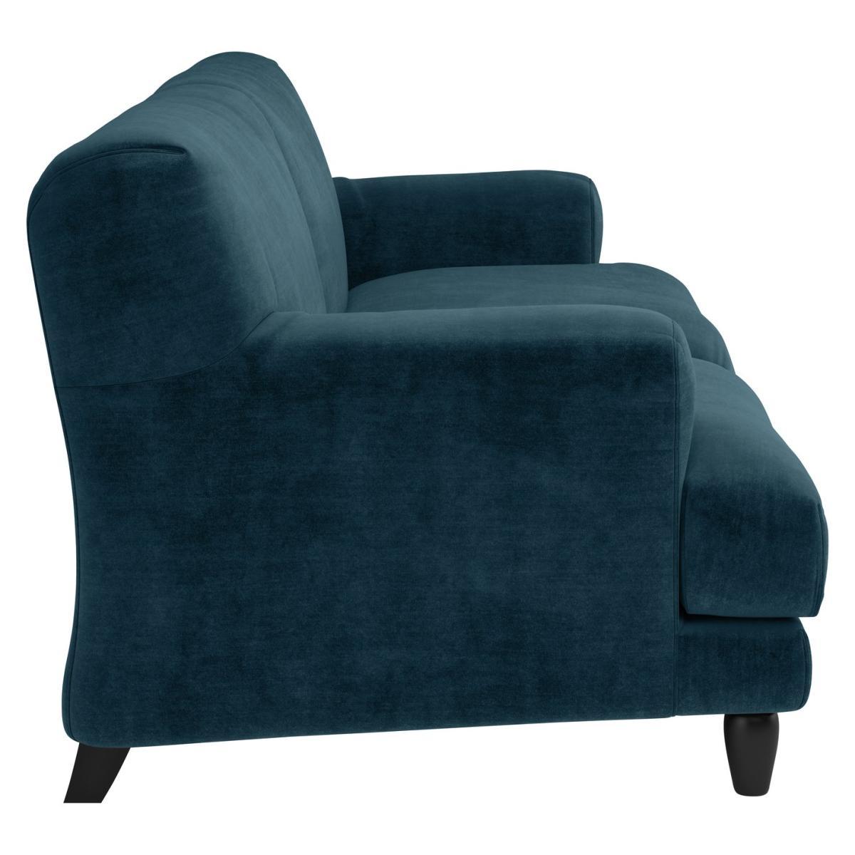 Habitat Askem 3 Seater Velvet Sofa - Ink Blue – image 4