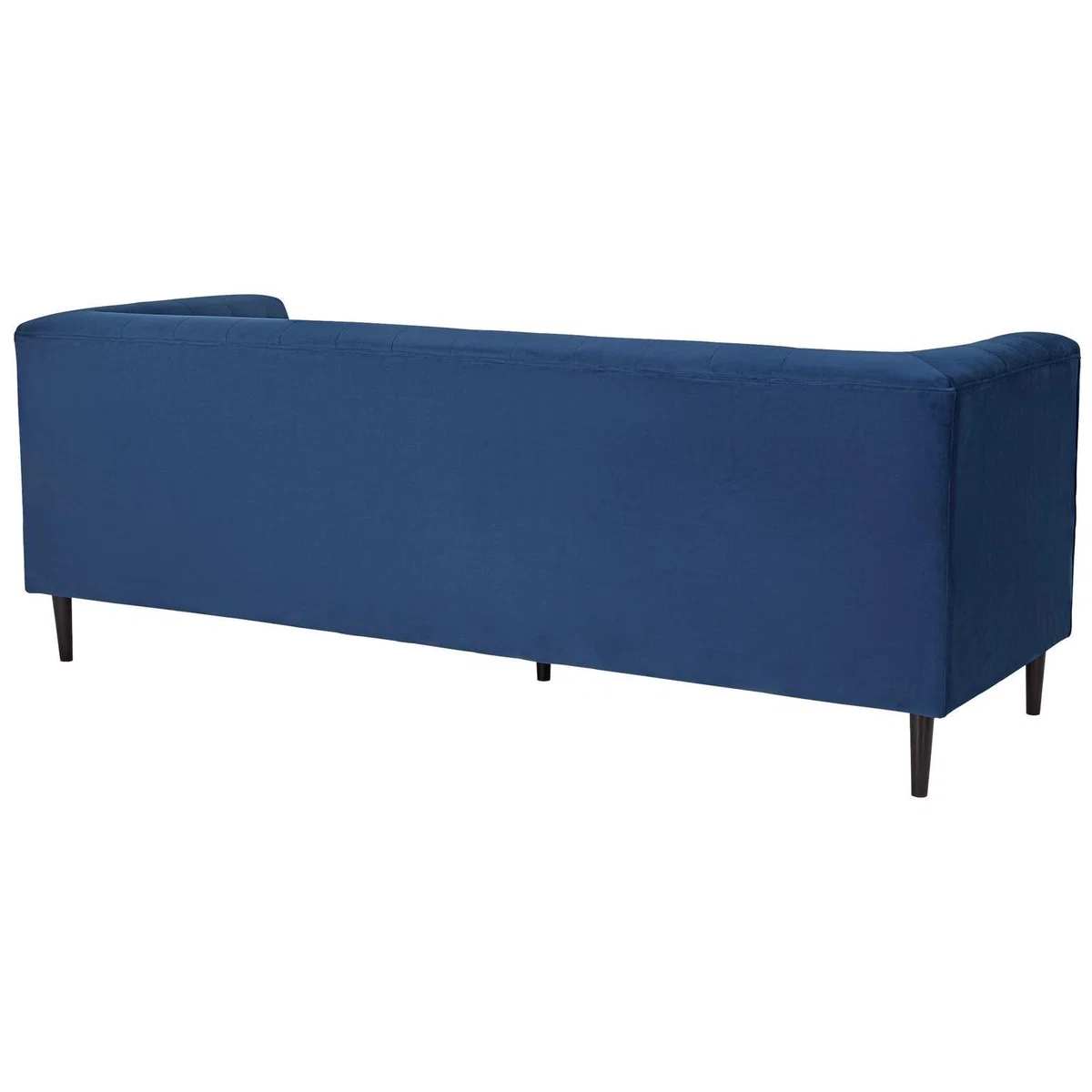 Habitat Blake 3 Seater Velvet Sofa - Navy – image 3