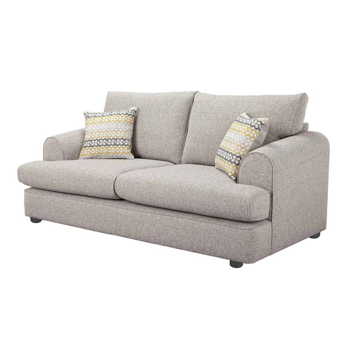 Habitat Atticus 3 Seater Fabric Sofa - Grey – image 6