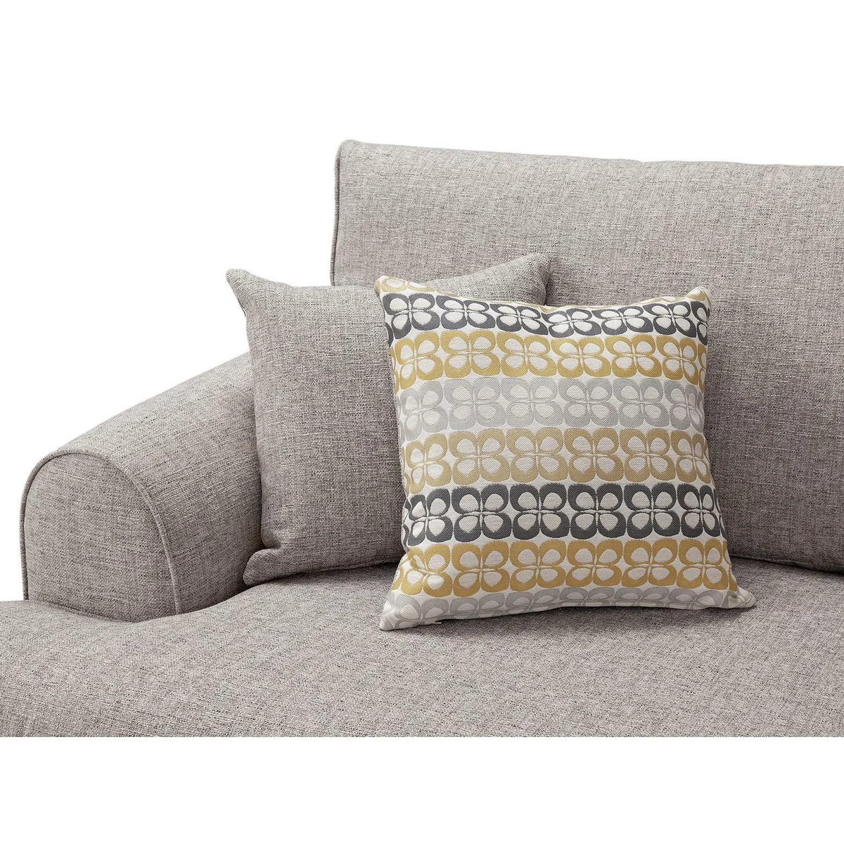 Habitat Atticus 3 Seater Fabric Sofa - Grey – image 8