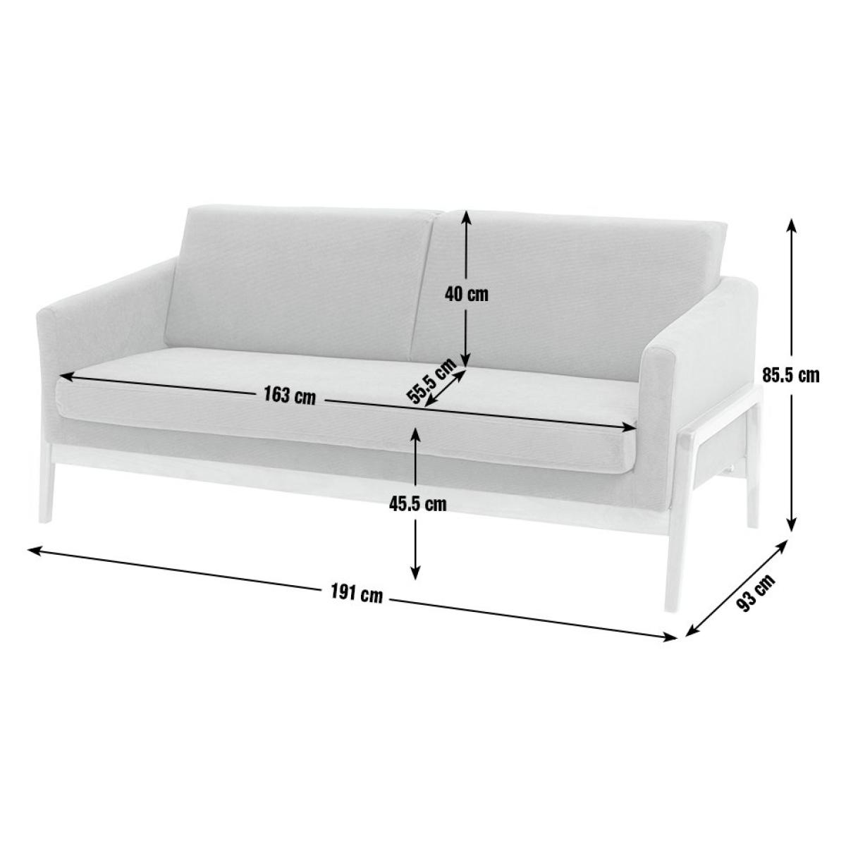 Habitat x Scion Esala Fabric 3 Seater Sofa - Green – image 4