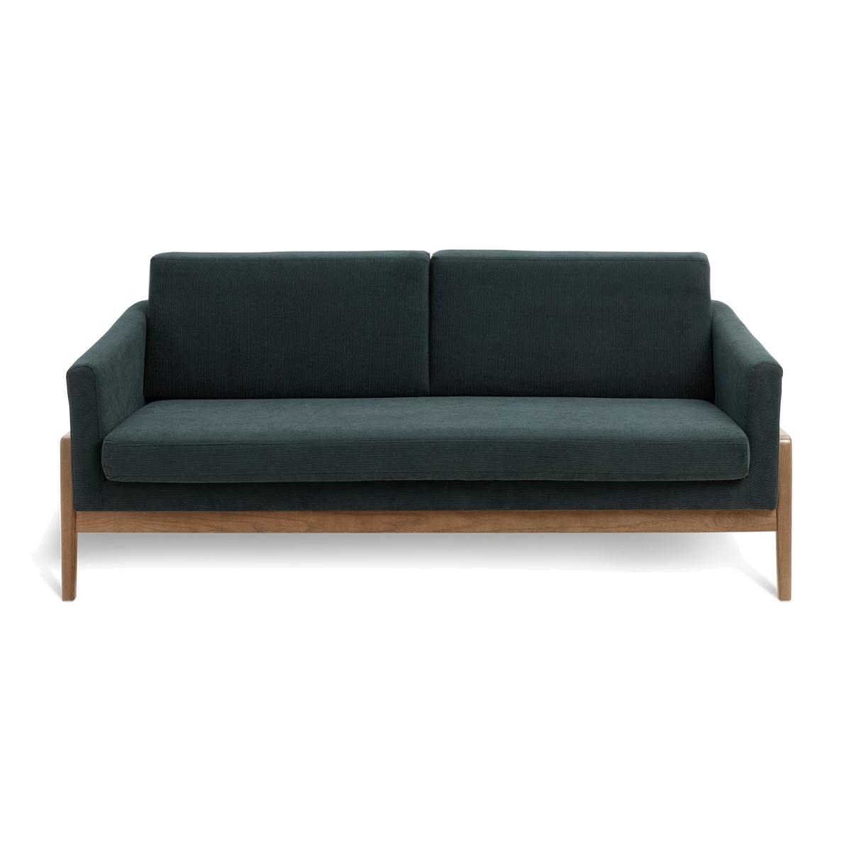 Habitat x Scion Esala Fabric 3 Seater Sofa - Green – image 1
