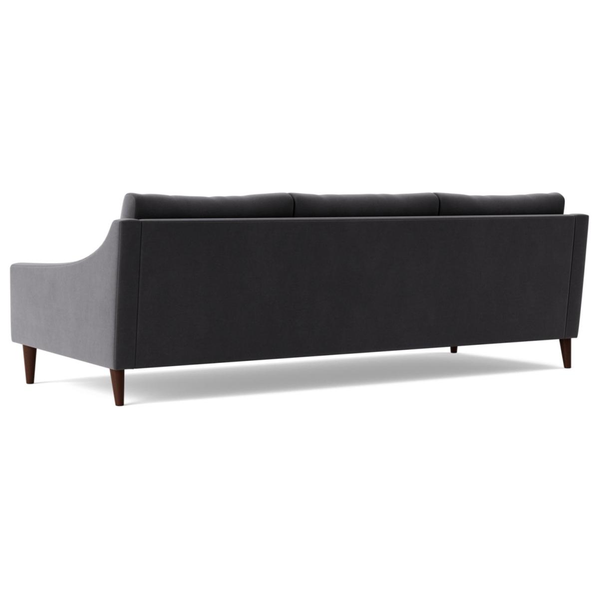 Swoon Turin Velvet 3 Seater Sofa - Granite Grey – image 6