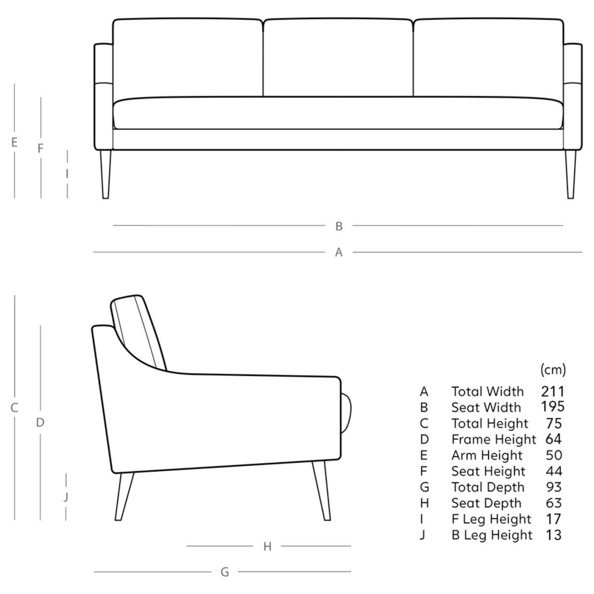 Swoon Turin Velvet 3 Seater Sofa - Granite Grey – image 8