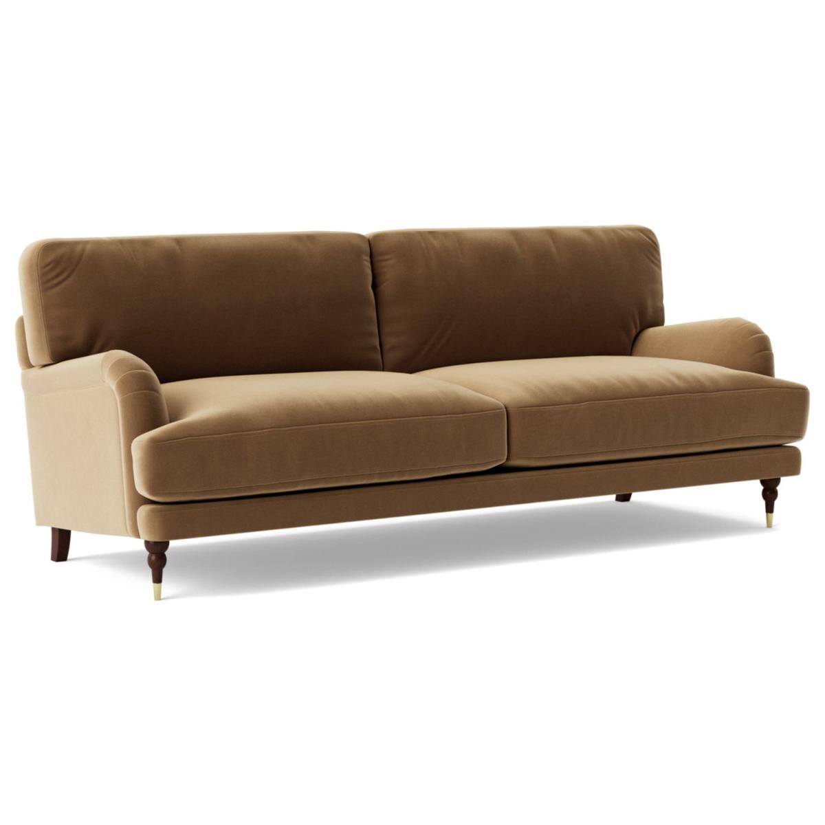 Swoon Charlbury Velvet 3 Seater Sofa - Biscuit – image 7
