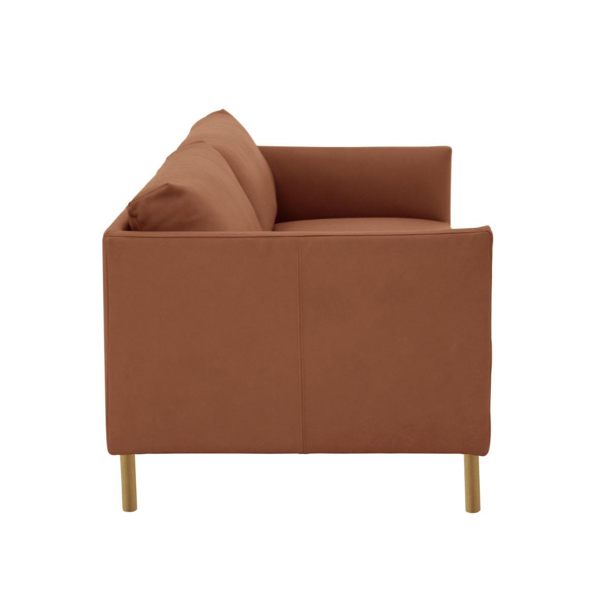 Habitat Hyde 3 Seater Leather Sofa - Tan – image 4