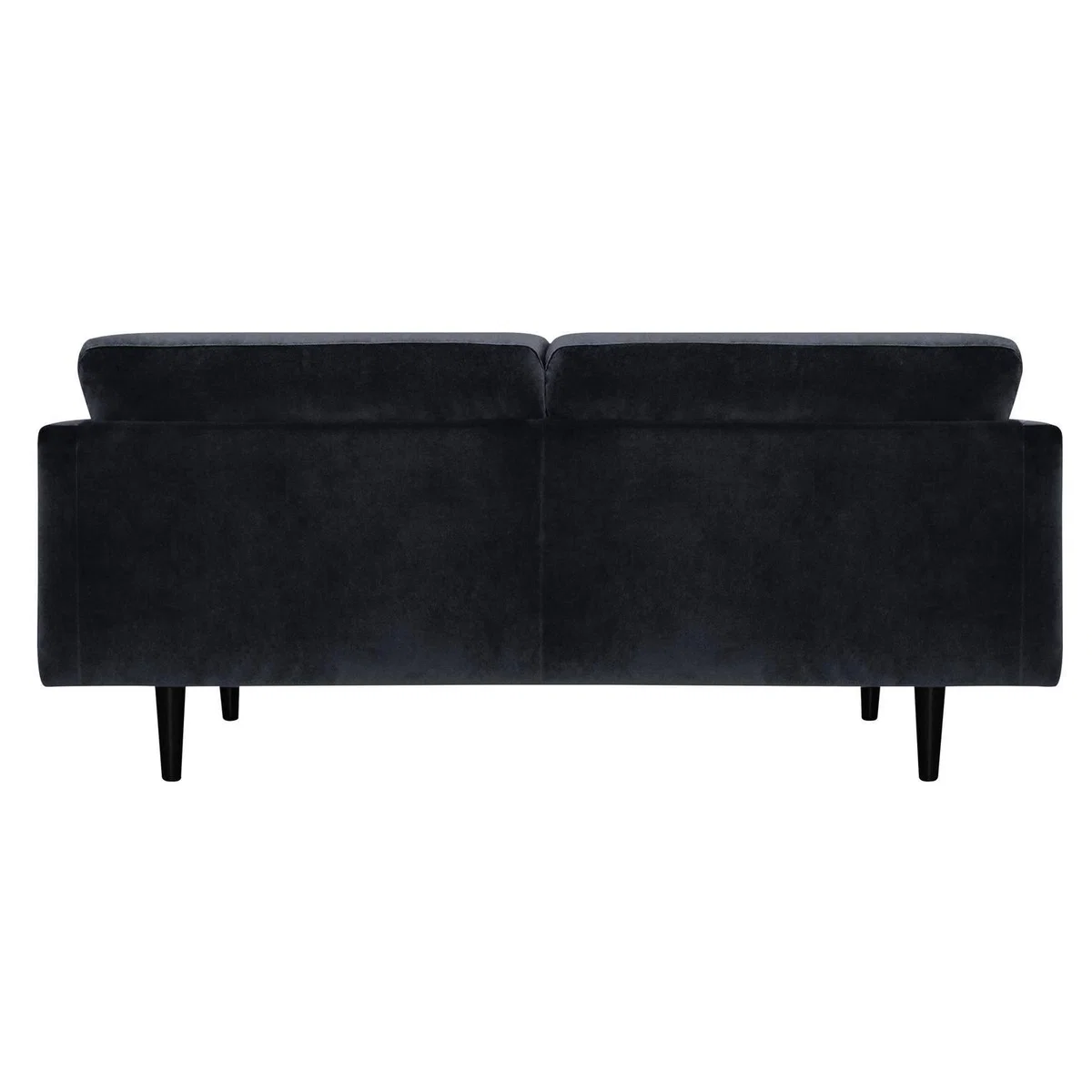 Habitat Jackson 3 Seater Velvet Sofa - Black – image 3