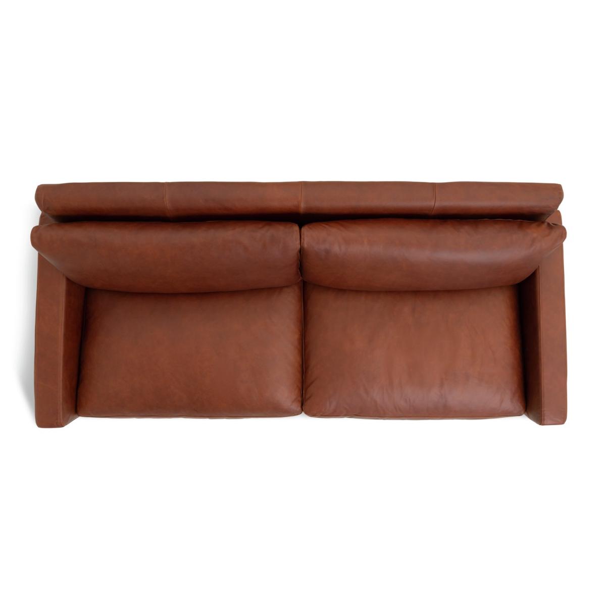 Habitat Chester 3 Seater Leather Sofa - Tan – image 8