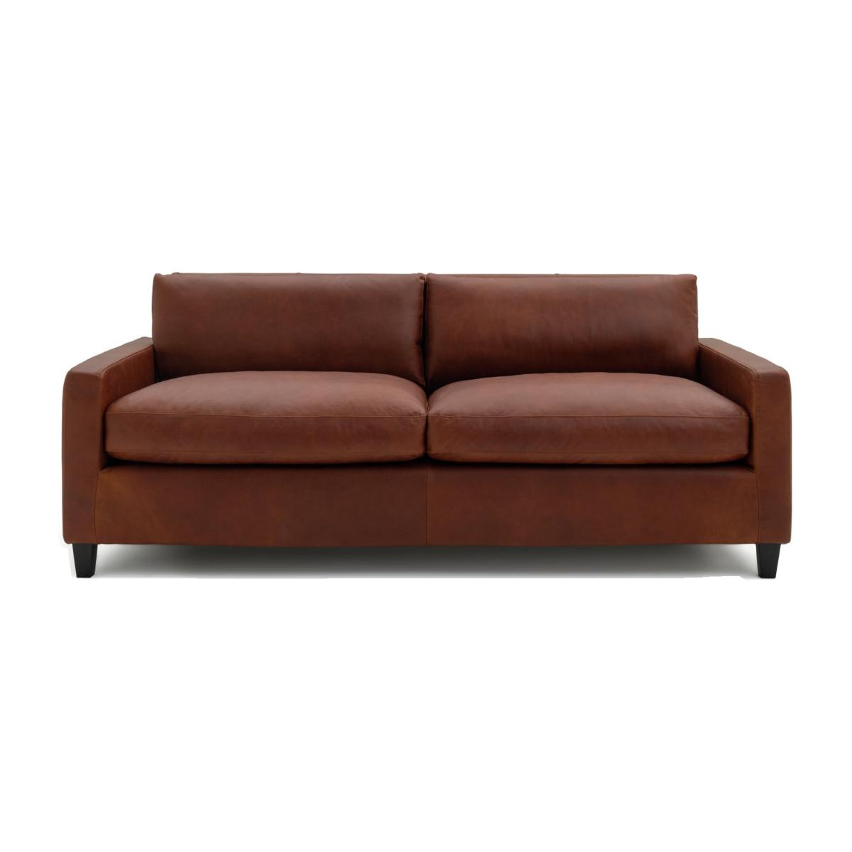 Habitat Chester 3 Seater Leather Sofa - Tan – image 1