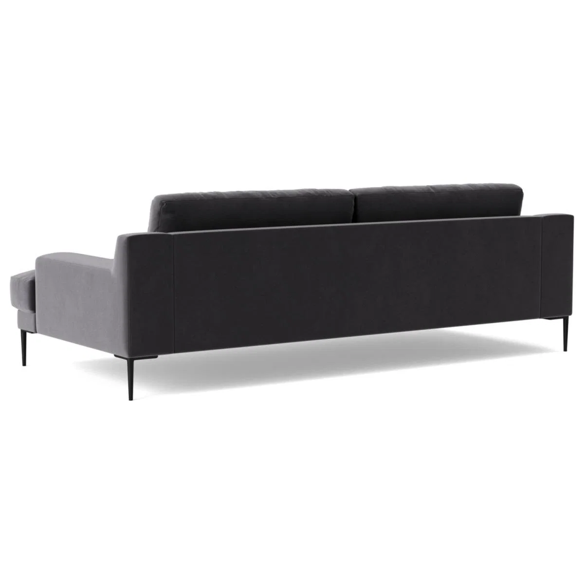 Swoon Almera Velvet 3 Seater Sofa - Granite Grey – image 6