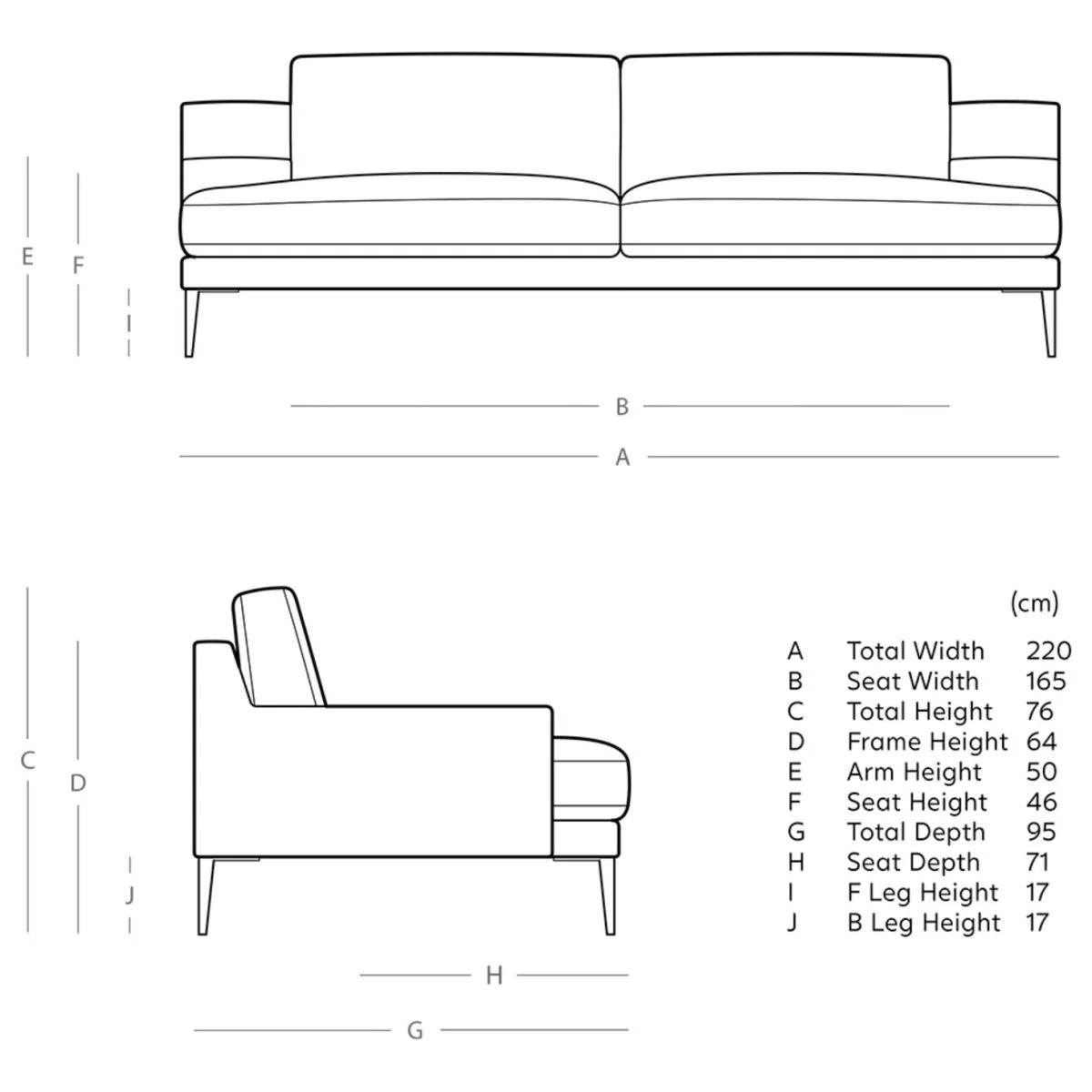 Swoon Almera Velvet 3 Seater Sofa - Granite Grey – image 8