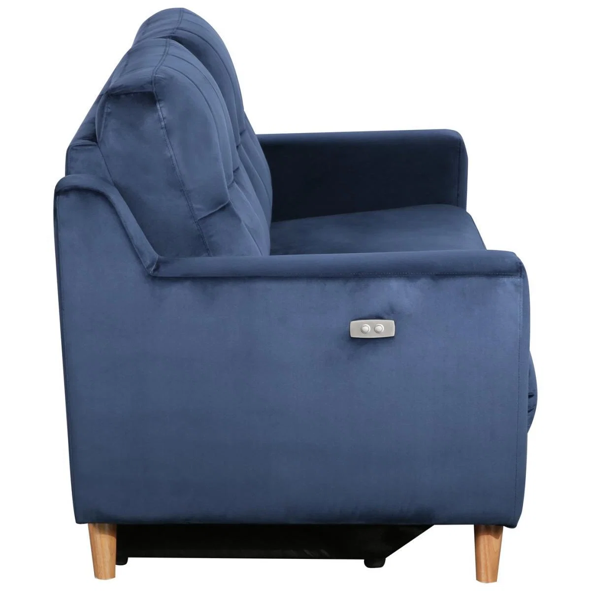 Habitat Emerson 3 Seater Velvet Recliner Sofa - Navy – image 3