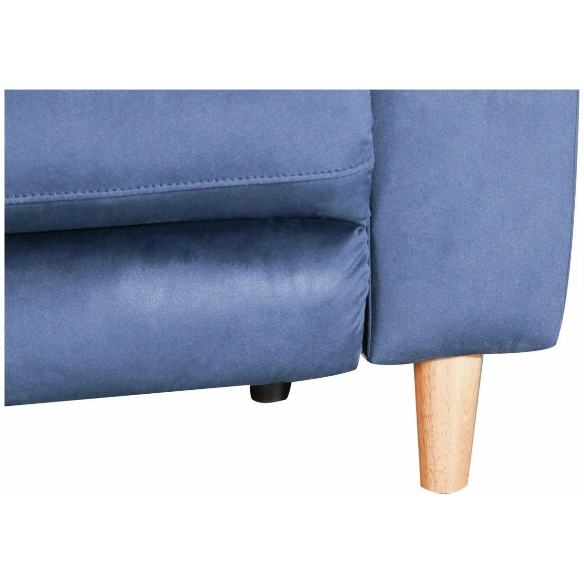 Habitat Emerson 3 Seater Velvet Recliner Sofa - Navy – image 8
