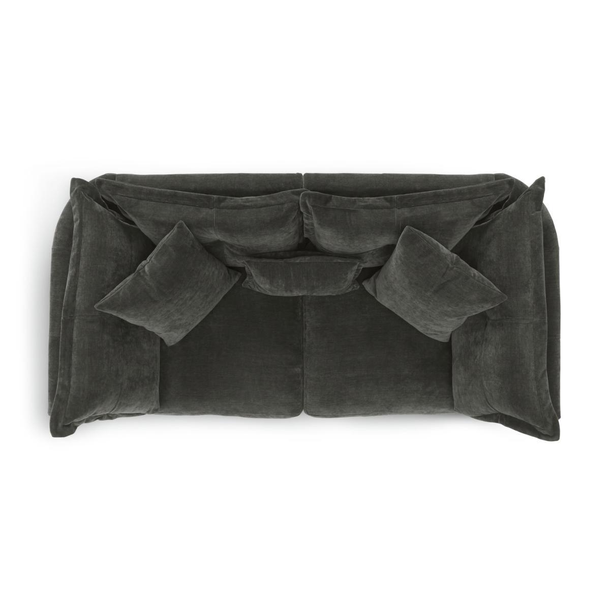 Habitat Jacques 3 Seater Fabric Sofa - Grey – image 8