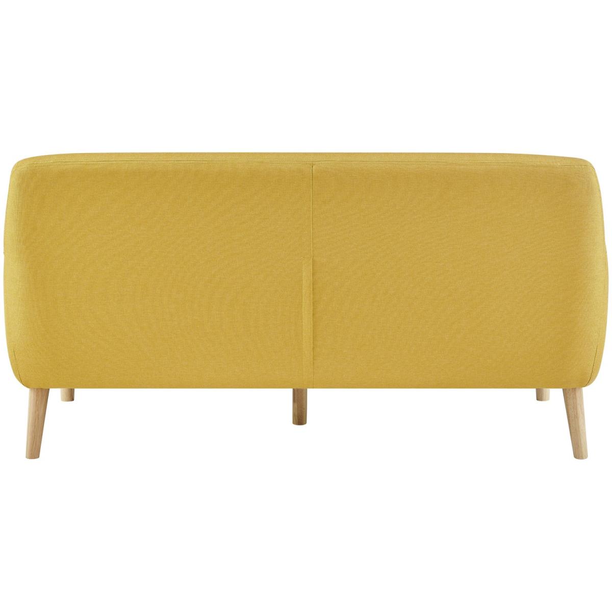 Habitat Finney Fabric 3 Seater Sofa - Mustard – image 3