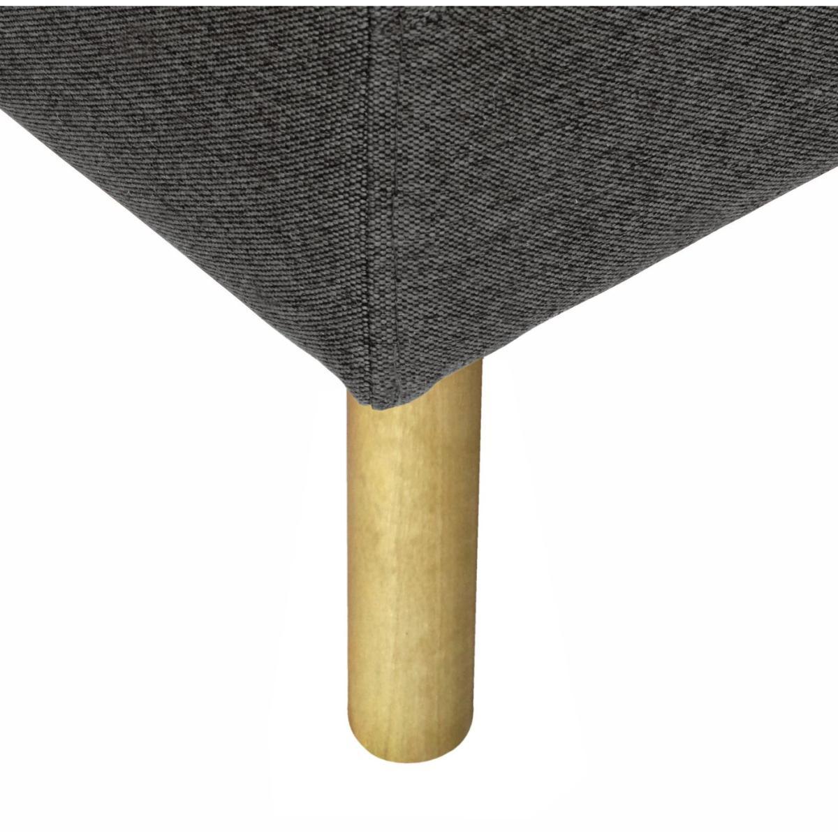 Habitat Hyde 3 Seater Fabric Sofa - Charcoal – image 5