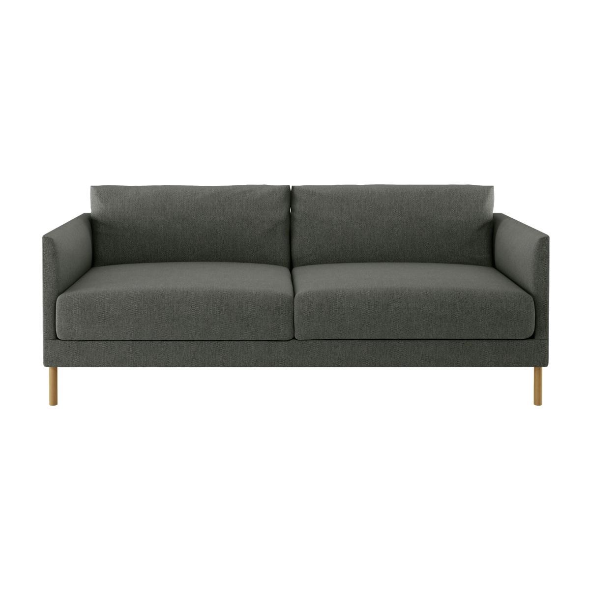 Habitat Hyde 3 Seater Fabric Sofa - Charcoal – image 1
