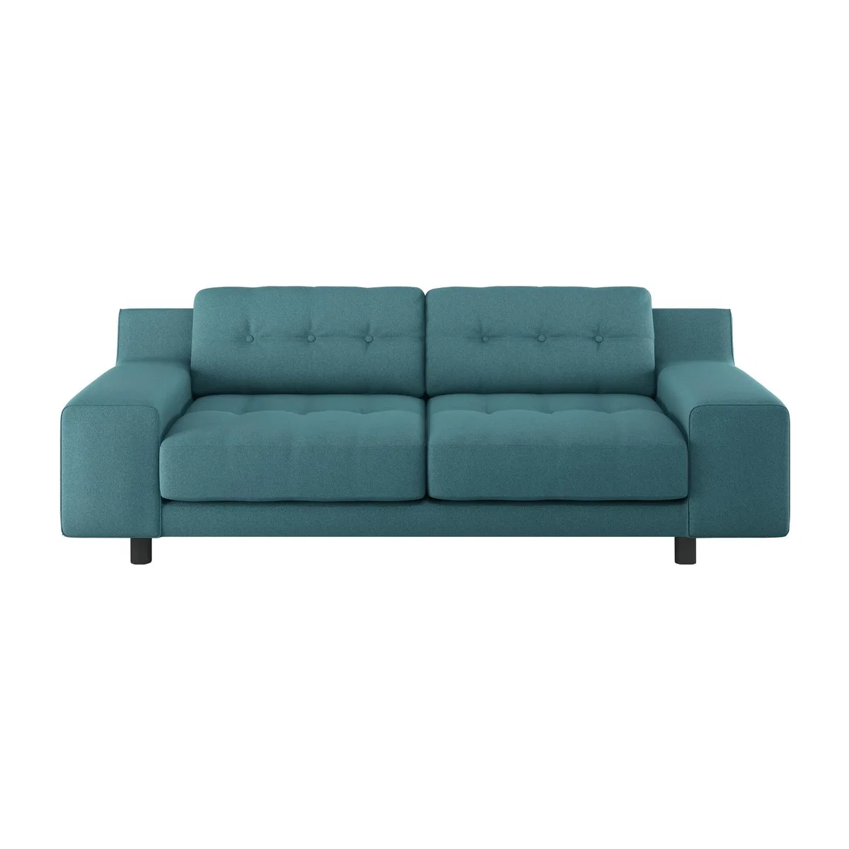 Habitat Hendricks 3 Seater Fabric Sofa - Teal – image 1