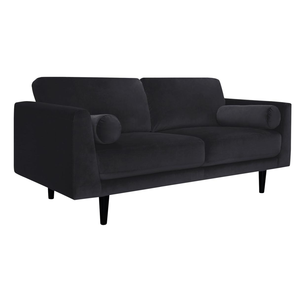 Habitat Jacob Fabric 3 Seater Sofa - Black – image 6