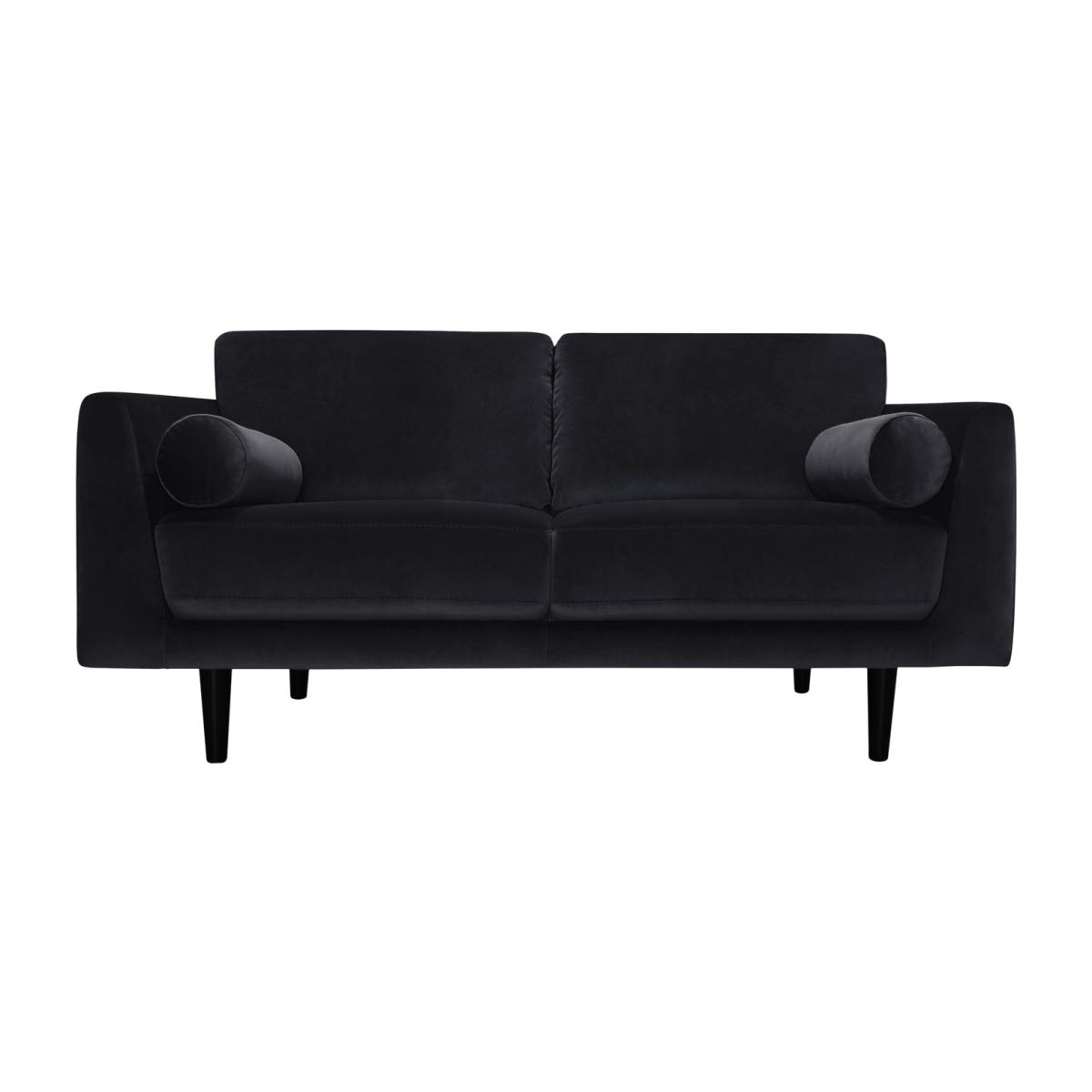 Habitat Jacob Fabric 3 Seater Sofa - Black – image 1