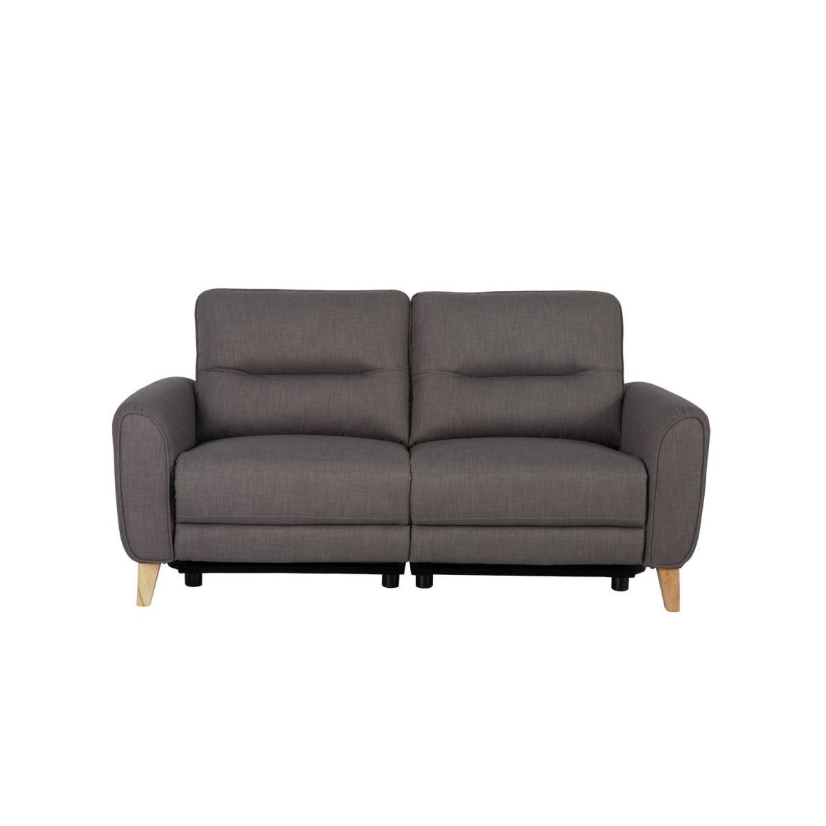 Habitat Tommy 3 Seater Fabric Recliner Sofa - Grey – image 4