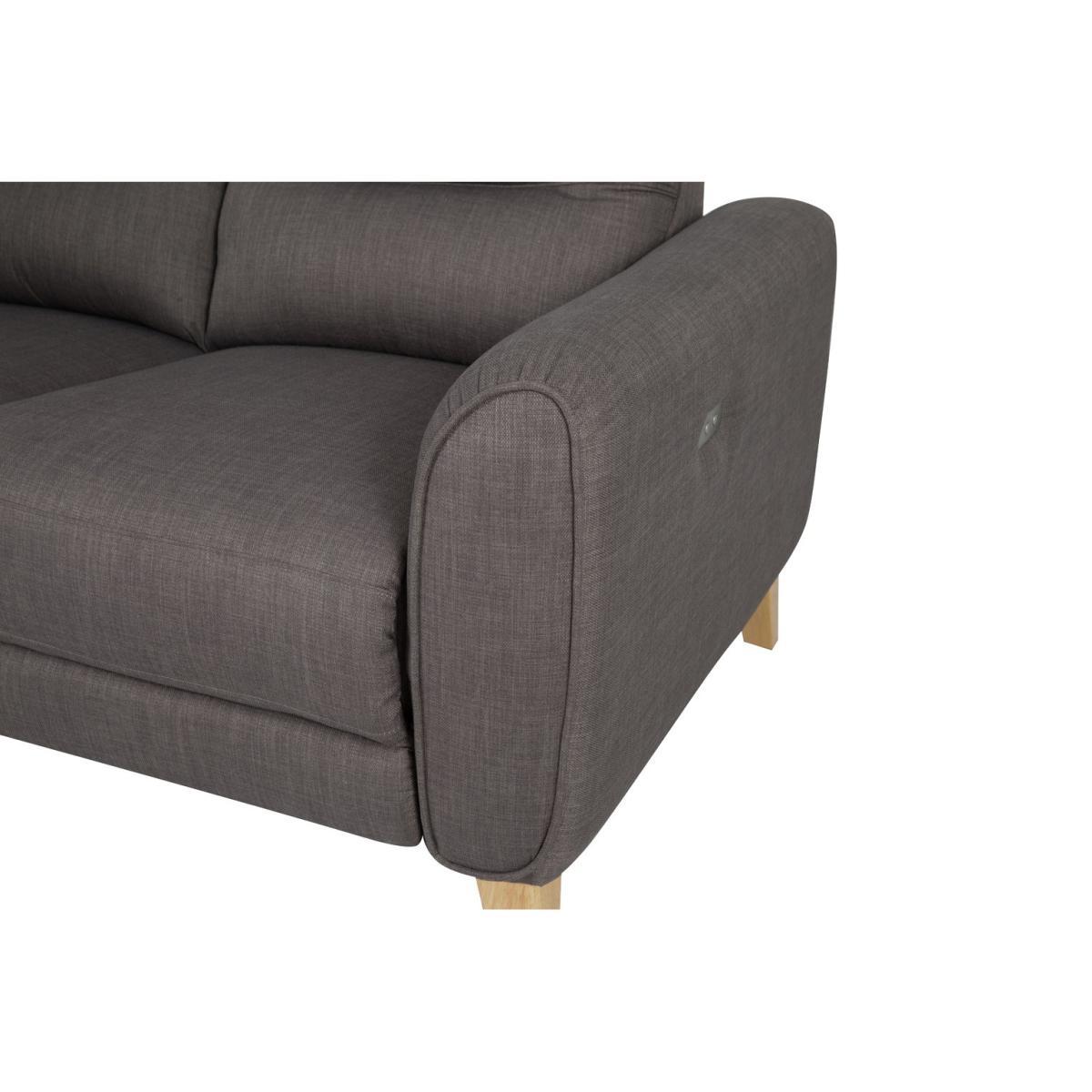 Habitat Tommy 3 Seater Fabric Recliner Sofa - Grey – image 8