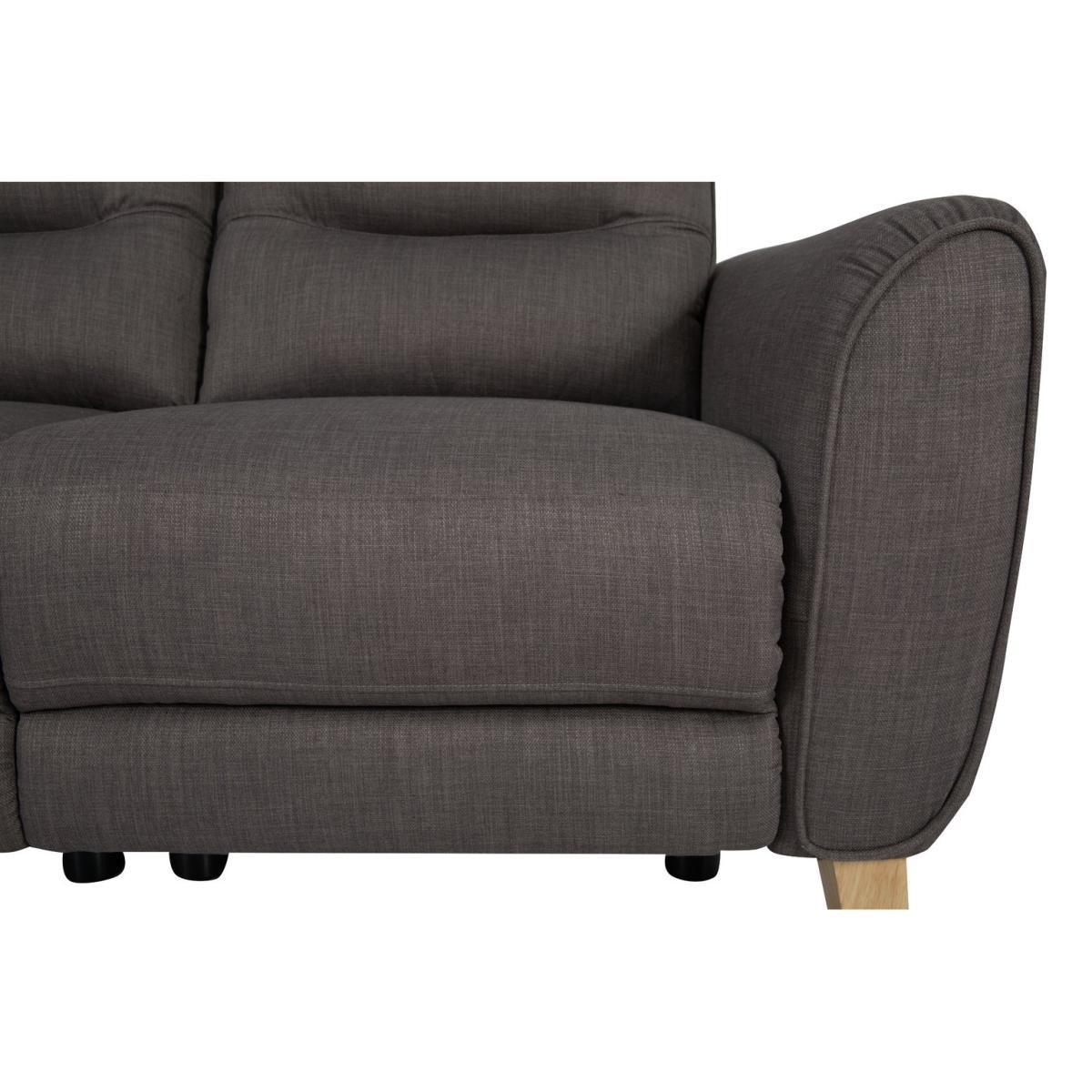 Habitat Tommy 3 Seater Fabric Recliner Sofa - Grey – image 10