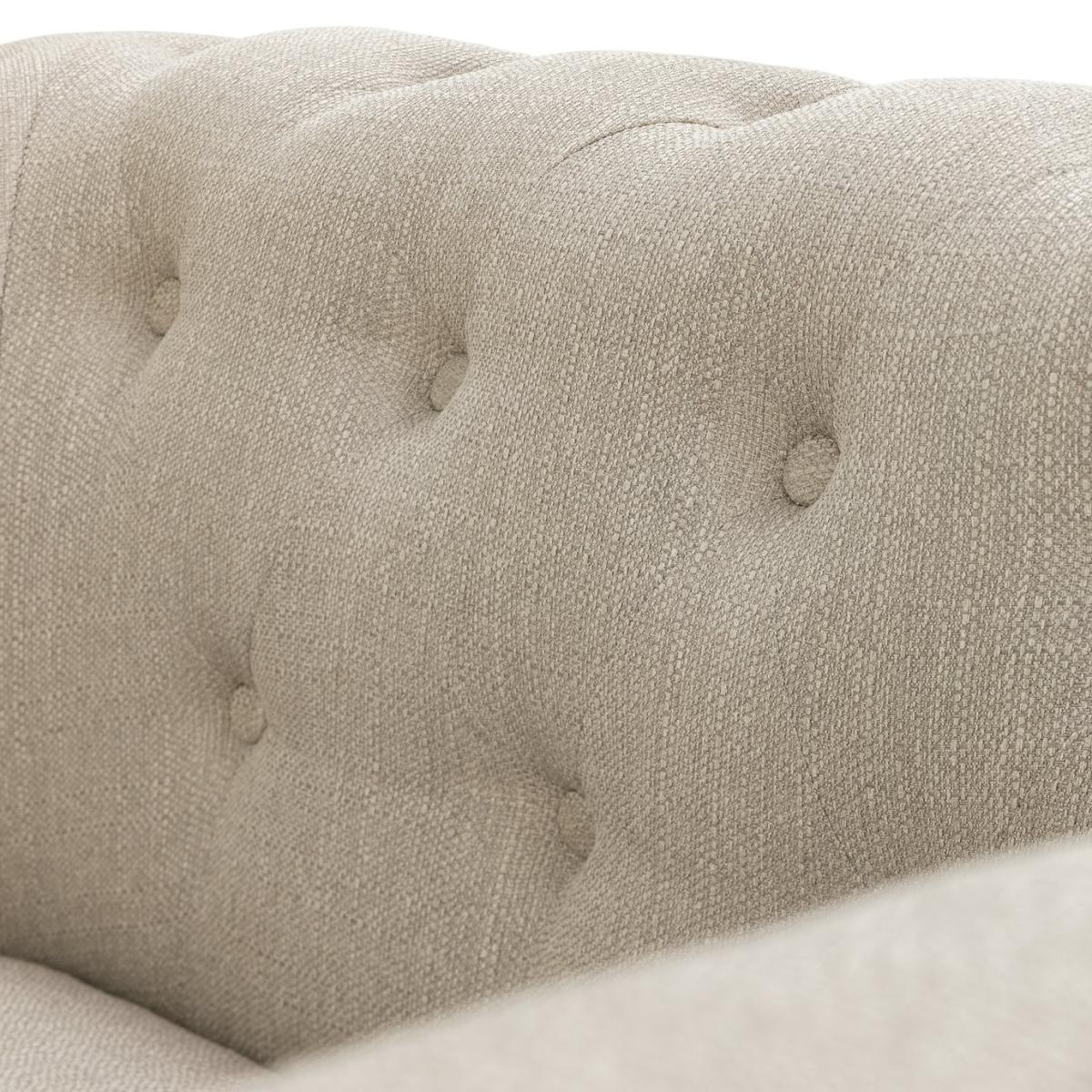 Habitat Barnwell Fabric 3 Seater Sofa - Natural – image 9