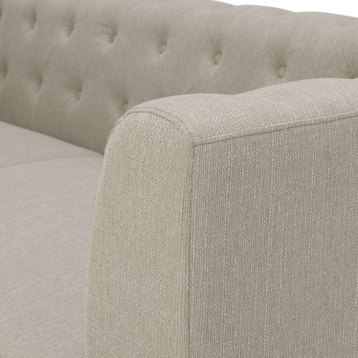 Habitat Barnwell Fabric 3 Seater Sofa - Natural – image 10