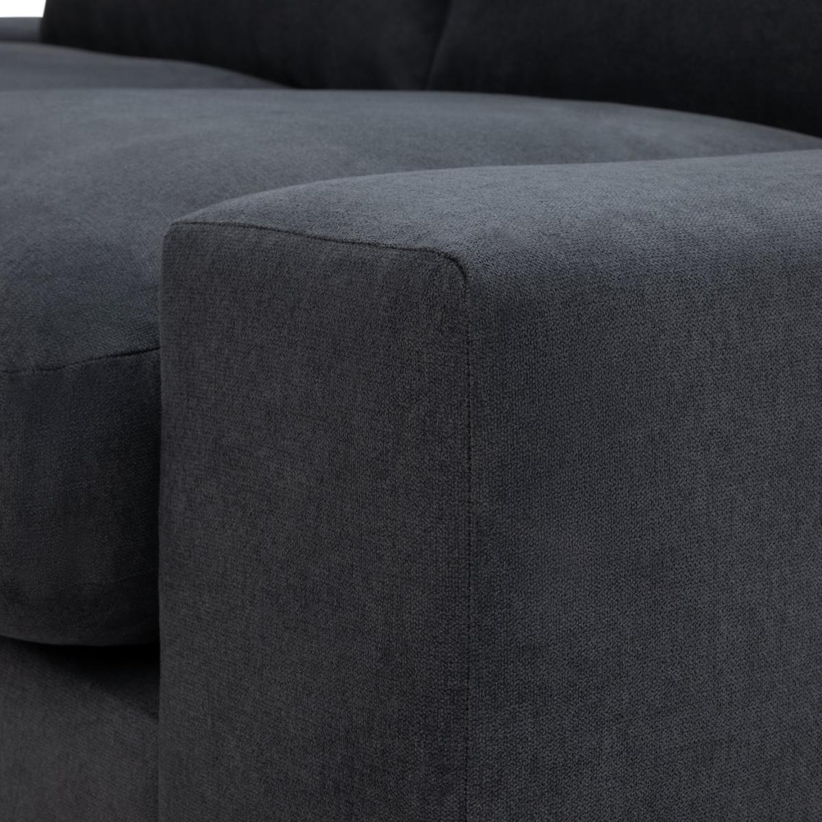Habitat Holme Fabric 3 Seater Sofa - Anthracite – image 9