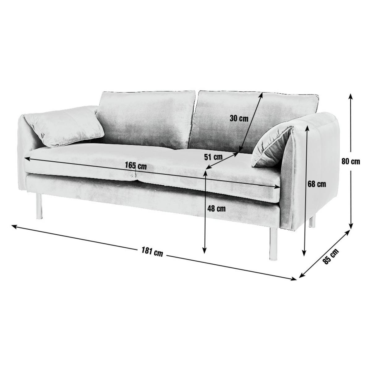 Habitat Bexley Fabric 3 Seater Sofa in a Box - Navy – image 4