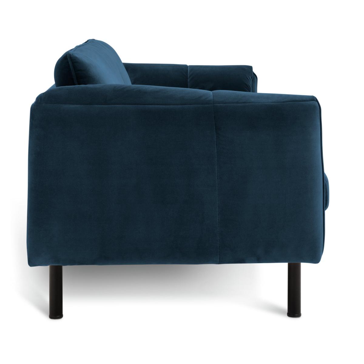 Habitat Bexley Fabric 3 Seater Sofa in a Box - Navy – image 7