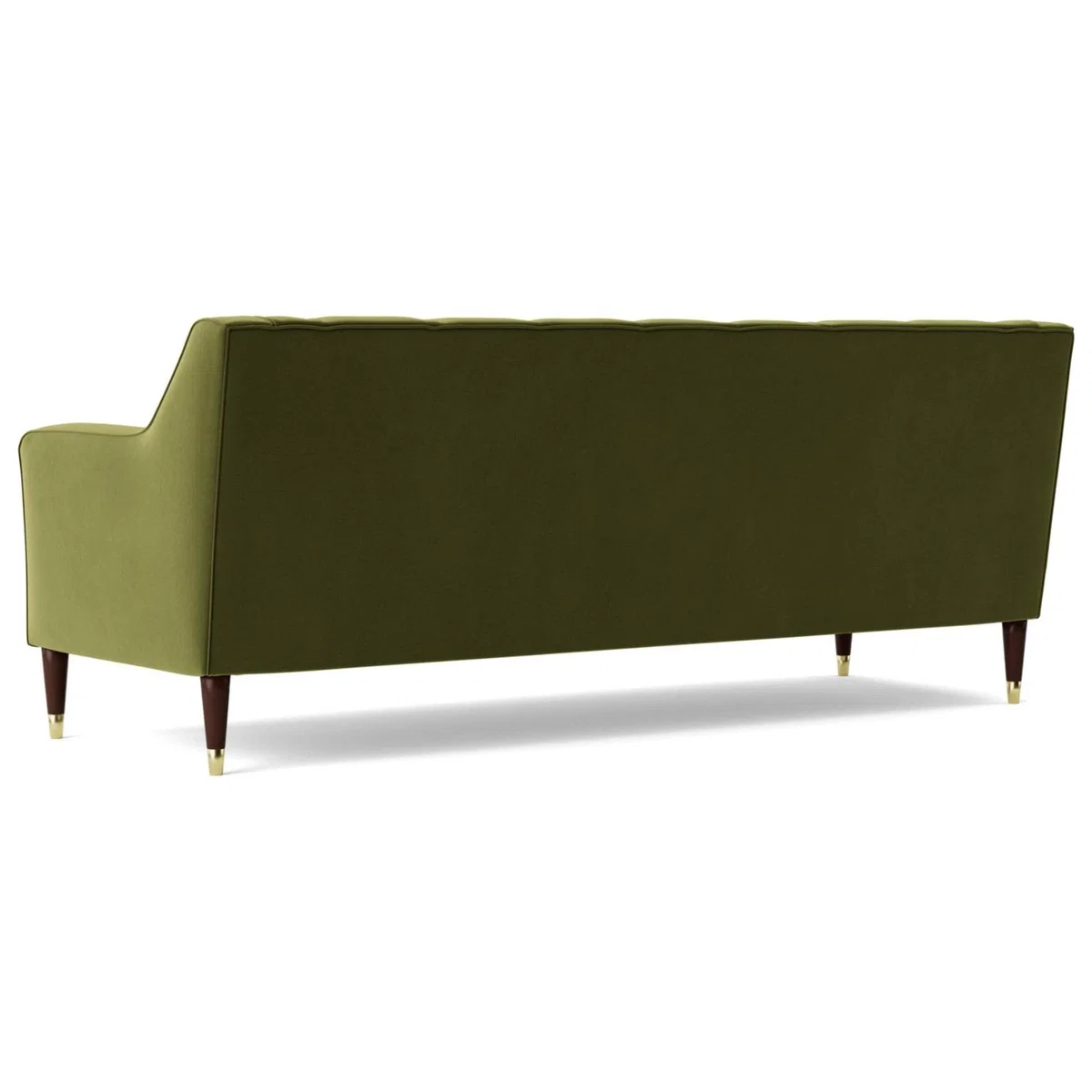 Swoon Pritchard Velvet 3 Seater Sofa - Fern Green – image 6