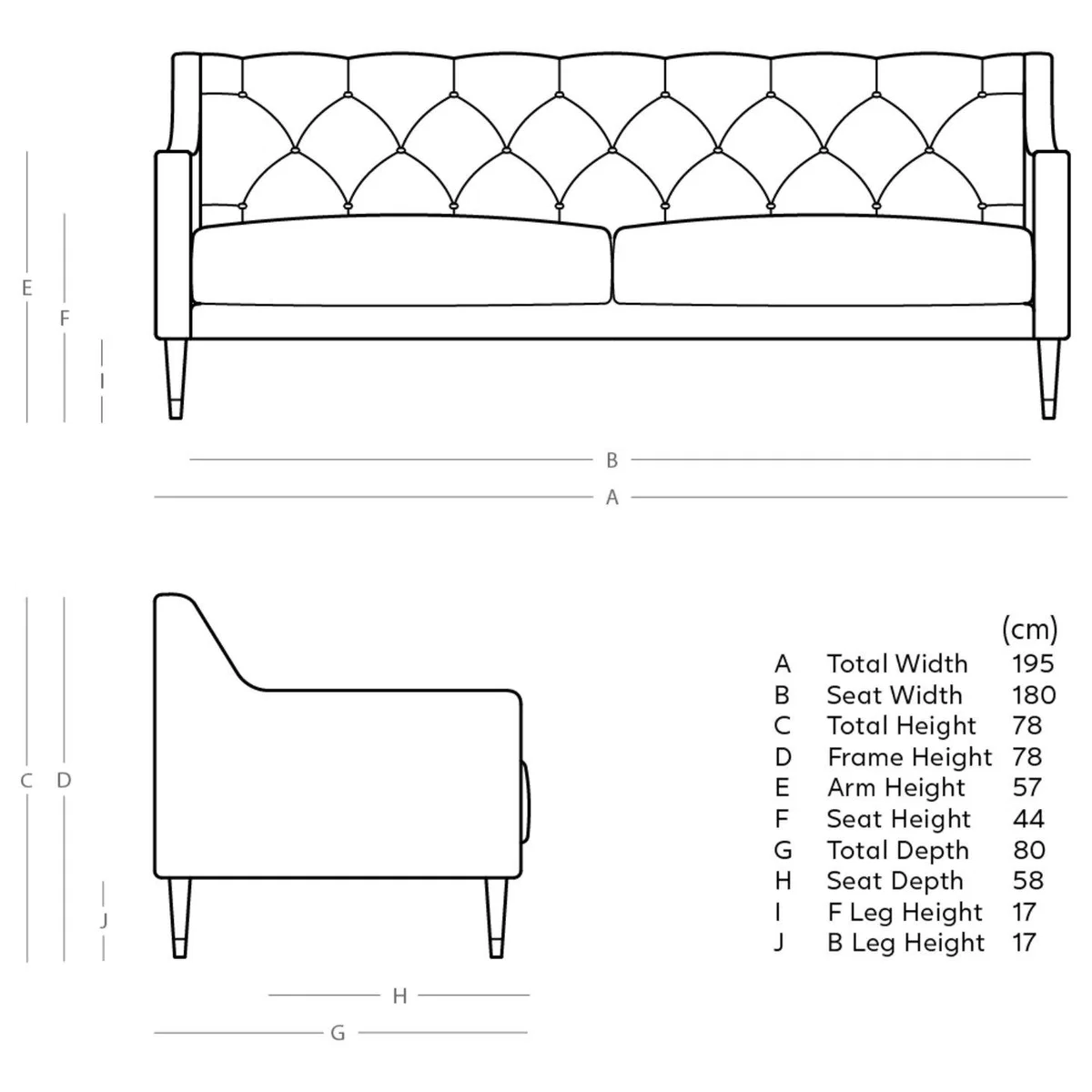 Swoon Pritchard Velvet 3 Seater Sofa - Fern Green – image 8