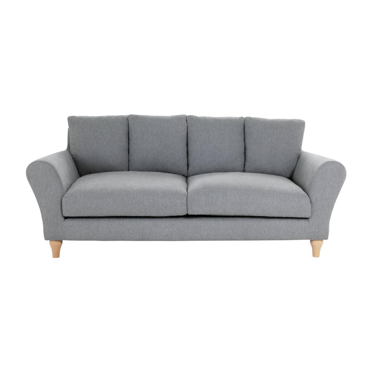 Habitat Carrie 3 Seater Fabric Sofa - Grey – image 1