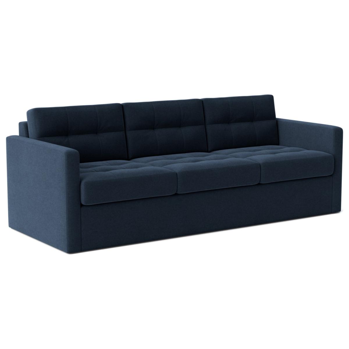 Swoon Berlin Fabric 3 Seater Sofa Bed - Indigo Blue – image 4