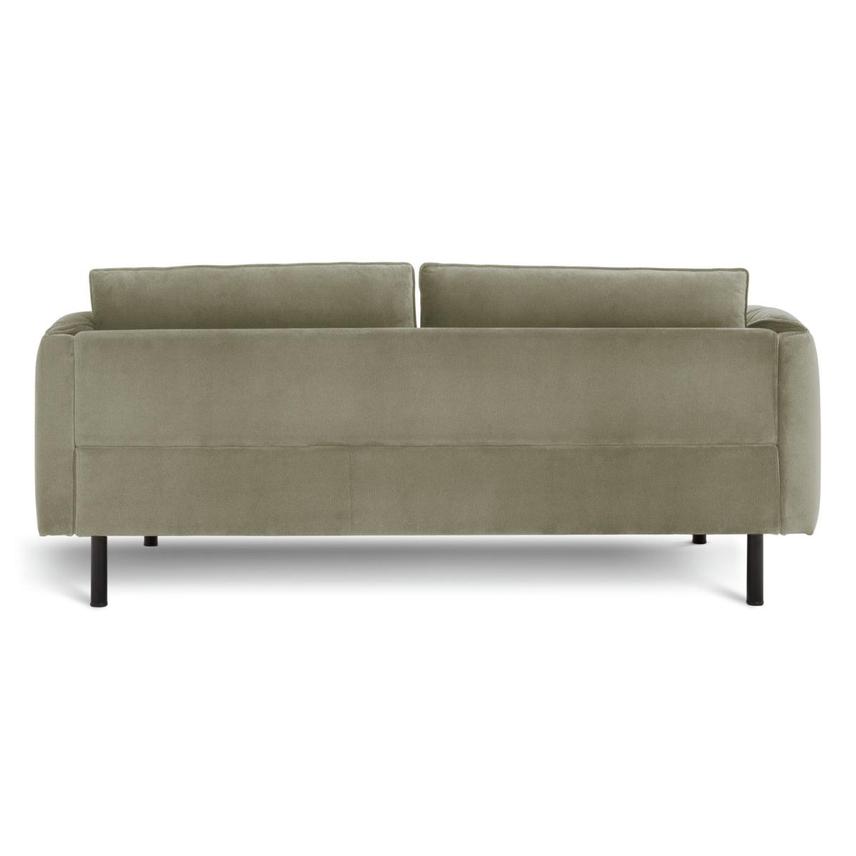 Habitat Bexley Velvet 3 Seater Sofa in a Box - Olive – image 7