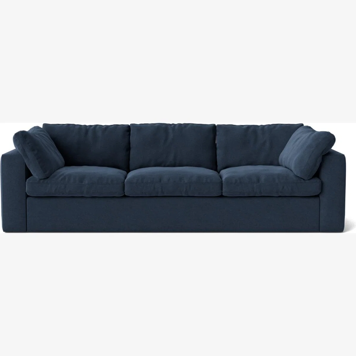 Swoon Seattle Fabric 3 Seater Sofa - Indigo Blue – image 1