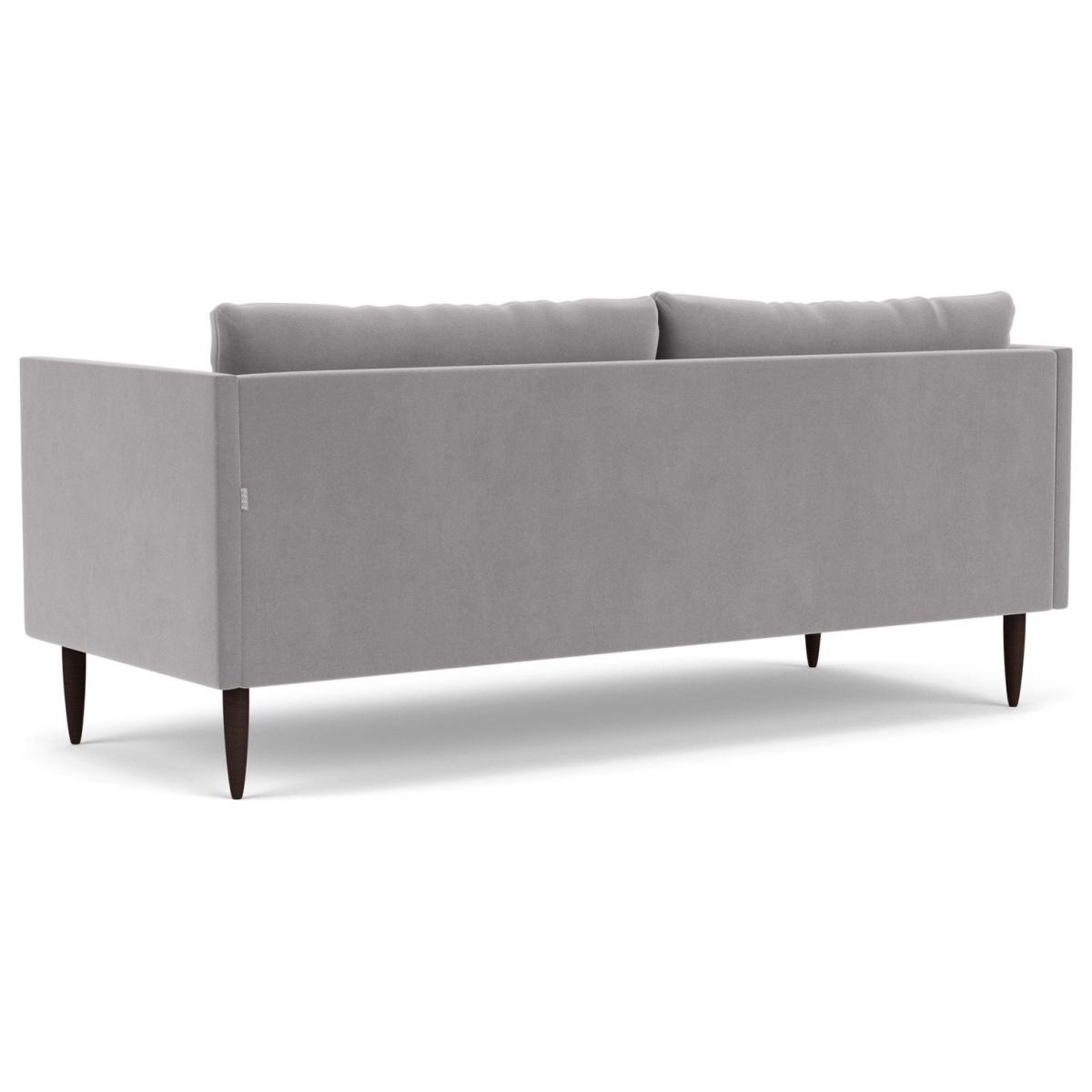 Swoon Luna Velvet 3 Seater Sofa - Silver Grey – image 6