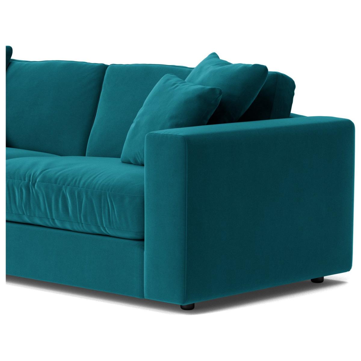 Swoon Althaea Velvet 3 Seater Sofa - Kingfisher Blue – image 5