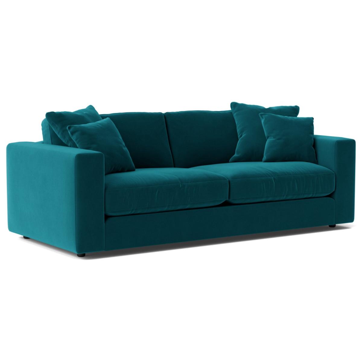 Swoon Althaea Velvet 3 Seater Sofa - Kingfisher Blue – image 7