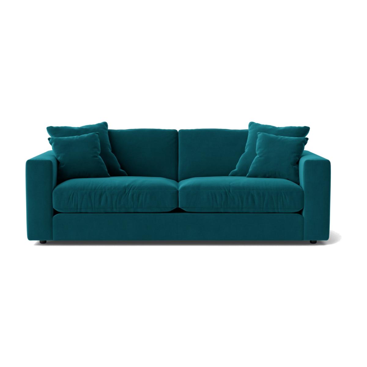 Swoon Althaea Velvet 3 Seater Sofa - Kingfisher Blue – image 1